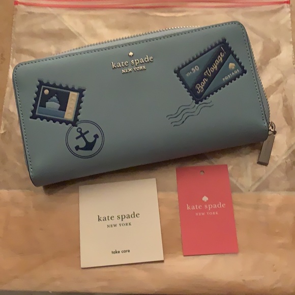Kate Spade Graphic Off The Grid Large Continental Wallet. - Picture 4 of 11